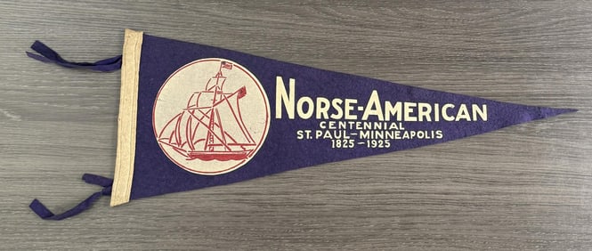 1925 Norse American Centennial Pennant
