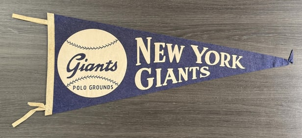 New York Giants Baseball Felt Pennant
