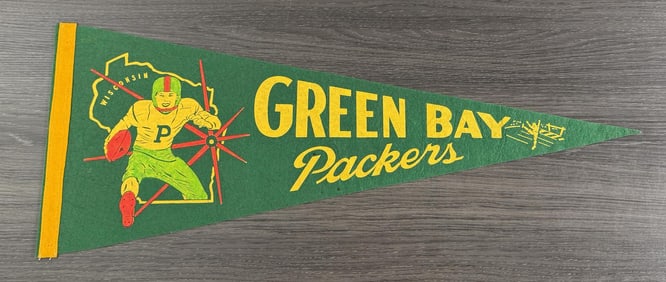 Green Bay Packers Football Pennant