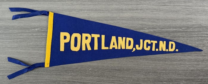Portland Junction North Dakota Souvenir Pennant