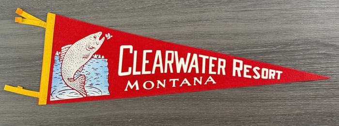 Clearwater Resort Montana Souvenir Pennant