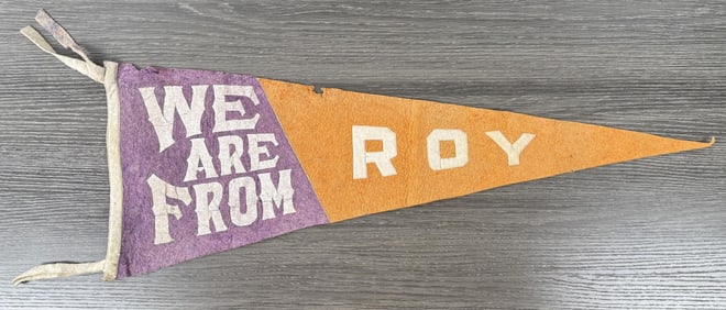 Roy Montana Souvenir Felt Pennant