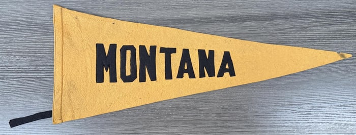 Montana Souvenir Felt Pennant