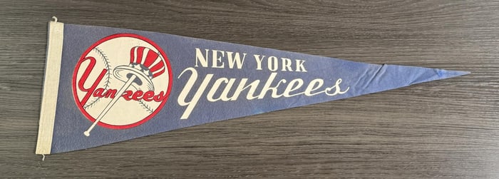 New York Yankees Baseball Souvenir Pennant