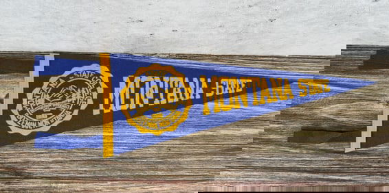Montana State College Felt Souvenir Pennant