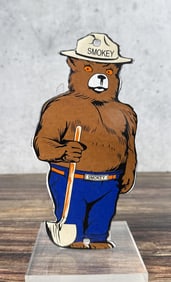 Porcelain USFS US Forest Service Smokey Bear Sign