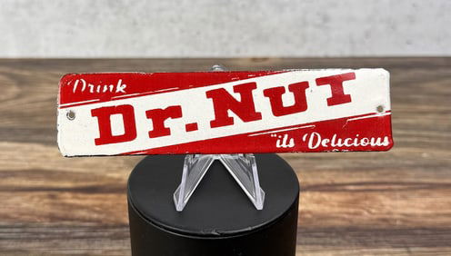 Dr. Nut Porcelain Door Push Sign