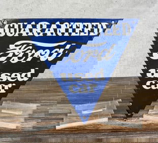 Porcelain Ford Used Car Sign