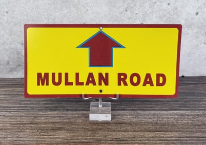 Mullan Road Montana Sign