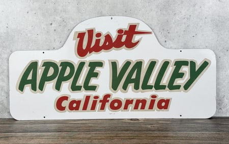 Visit Apple Valley California Sign