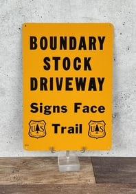 USFS Forest Service Stock Driveway Sign