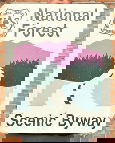 USFS Forest Service Scenic Byway Sign