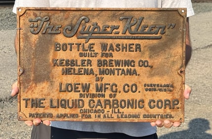 Kessler Brewing Helena Montana Equipment Plaque