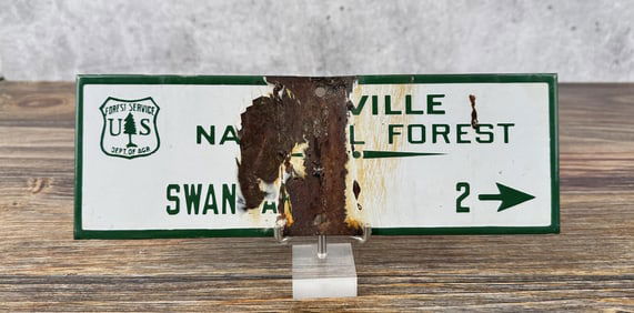 USFS Forest Service Sign Colville National Forest