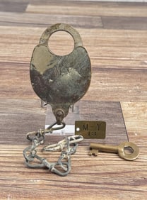 Monida & Yellowstone Stage Co Brass Lock