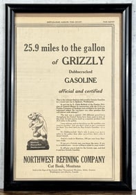 Grizzly Gasoline Montana Newspaper Ad