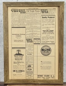 Hi Line Gasoline Montana Newspaper Ad