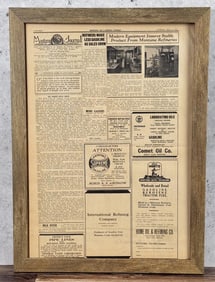 Montana Gasoline Newspaper Ad