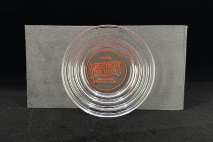 Great Falls Beer Glass Nut Dish Montana