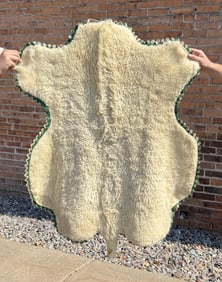 Montana Taxidermy Mountain Goat Rug