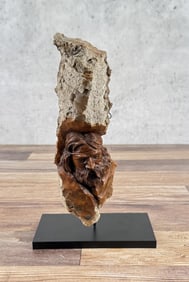 Montana Cottonwood Cowboy Carving A. Oliver