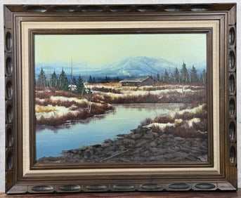 Ron Bailey Montana Meadow Oil Painting