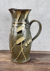Tom Schultz Studio Art Pottery Pitcher