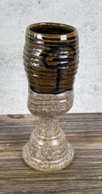 Monte Dolack Montana Studio Pottery Goblet