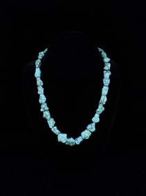 Navajo Turquoise Nugget Necklace