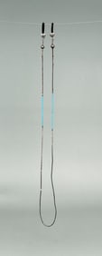 Navajo Sterling Turquoise Heishi Eyeglasses Chain