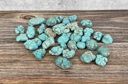 1lb of Turquoise Blue Howlite Nuggets