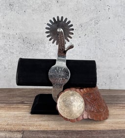 Crockett Renalde Single Montana Cowboy Spur