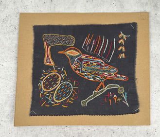 Kuna Mola Cloth Panel