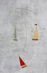 Mid Century Danish Modern Sailboat Mobile