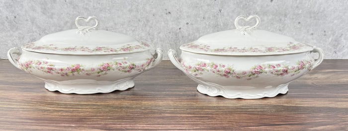 KPM Porcelain Lidded Casseroles