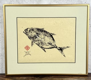 Kalami Dewitt Lickle Gyotaku Fish Print