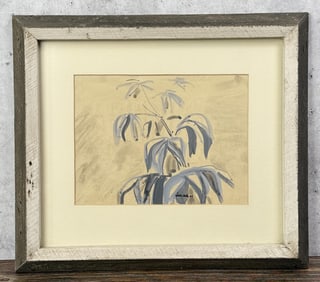 Walter Hook Fruit Tree Gouache Painting