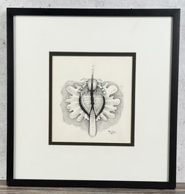 Monte Dolack Pen and Ink Drawing