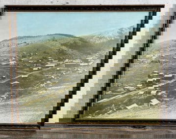 Castle Ghost Town Montana Hand Tinted Photo