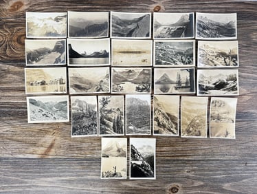 Glacier National Park Montana RPPC Postcards