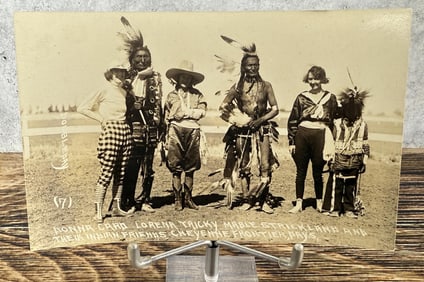 Cheyenne Frontier Days Cowgirls RPPC Postcard