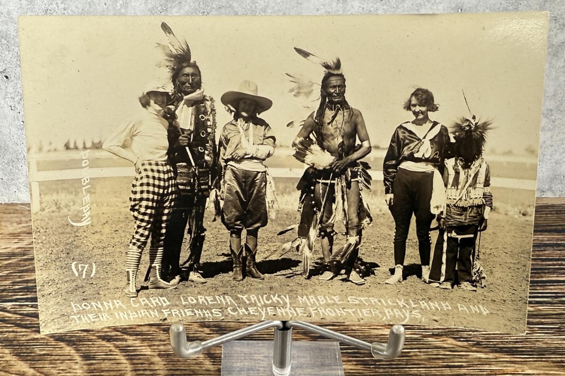 Cheyenne Frontier Days Cowgirls RPPC Postcard (1 of 3)