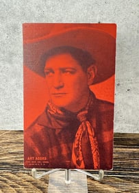 Art Acord Cowboy Silent Film Star Postcard