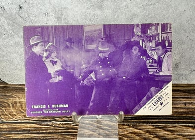 Francis Bushman Silent Movie Cowboy Postcard