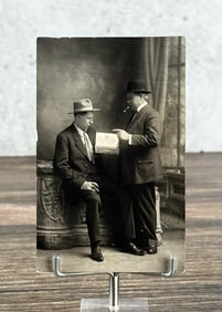 Helena Montana Men Smoking Cigars RPPC Postcard