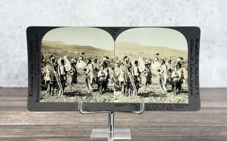 Chief Two Guns White Calf Stereoview