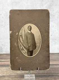 Identified African American Man Cabinet Photo