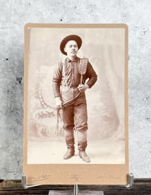 St Etna California Gold Miner Cowboy Photo