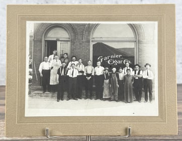 Garnier Cigar Co Livingston Montana Cabinet Photo