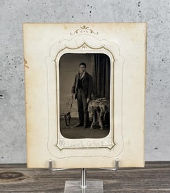 Identified African American Free Man Tintype Photo